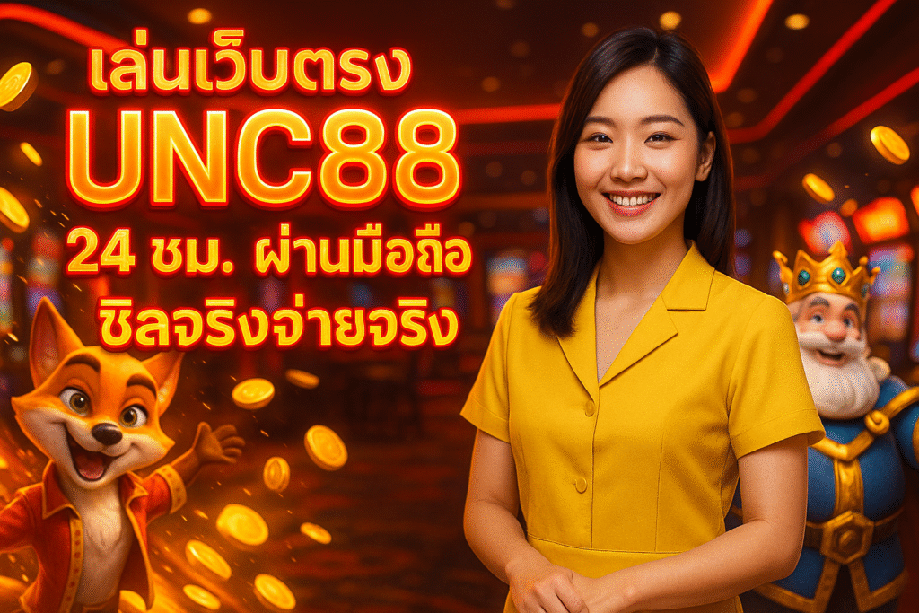 เล่นเว็บตรง UNC88 24 ชม. ผ่านมือถือ ชิลจริงจ่ายจริง