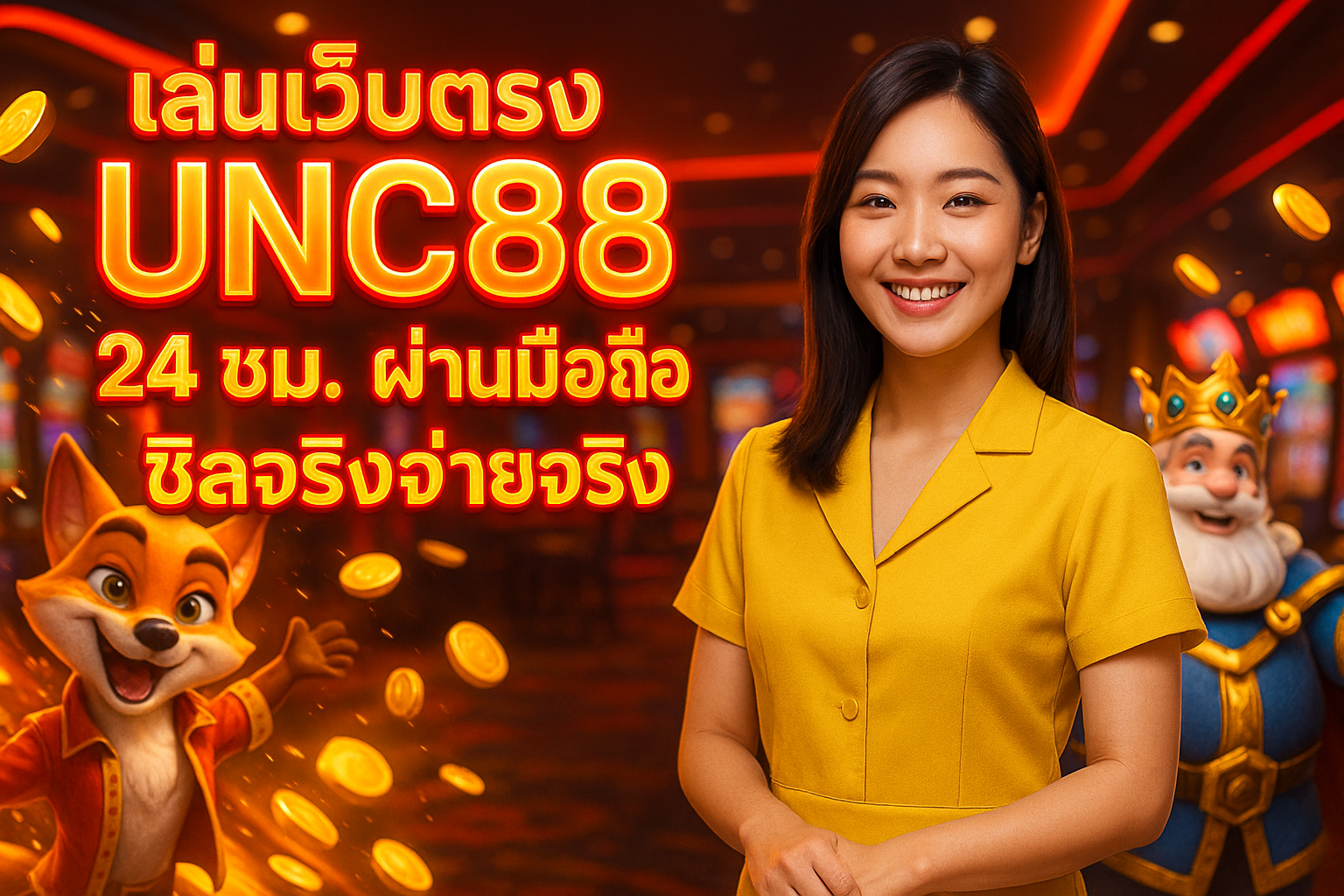 เล่นเว็บตรง UNC88 24 ชม. ผ่านมือถือ ชิลจริงจ่ายจริง
