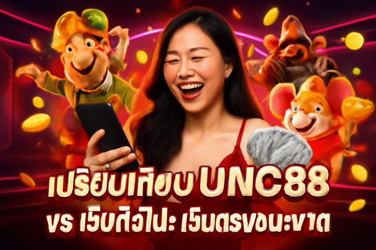 เปรียบเทียบ UNC88 vs เว็บทั่วไป: เว็บตรงชนะขาด