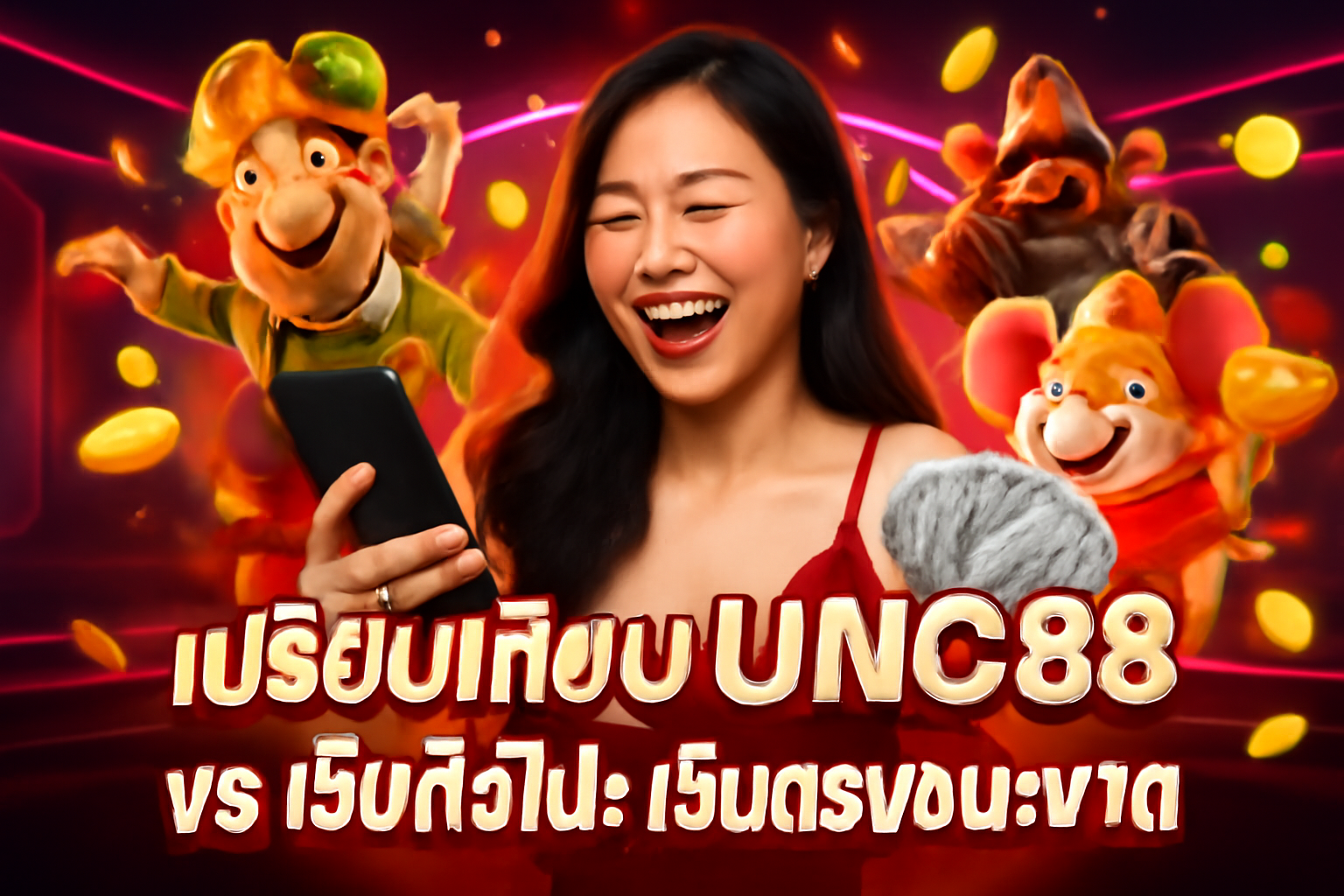 เปรียบเทียบ UNC88 vs เว็บทั่วไป: เว็บตรงชนะขาด