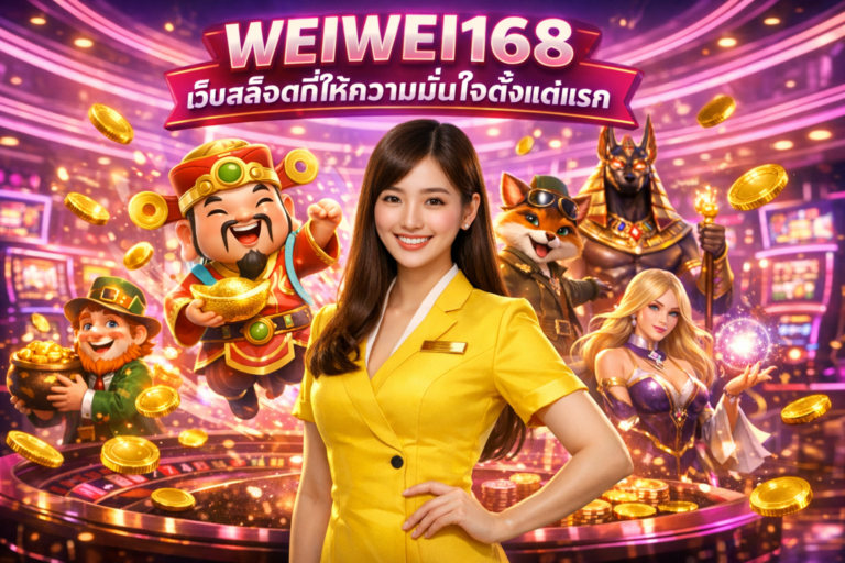 WEIWEI168 เว็บสล็อตที่ให้ความมั่นใจตั้งแต่แรก
